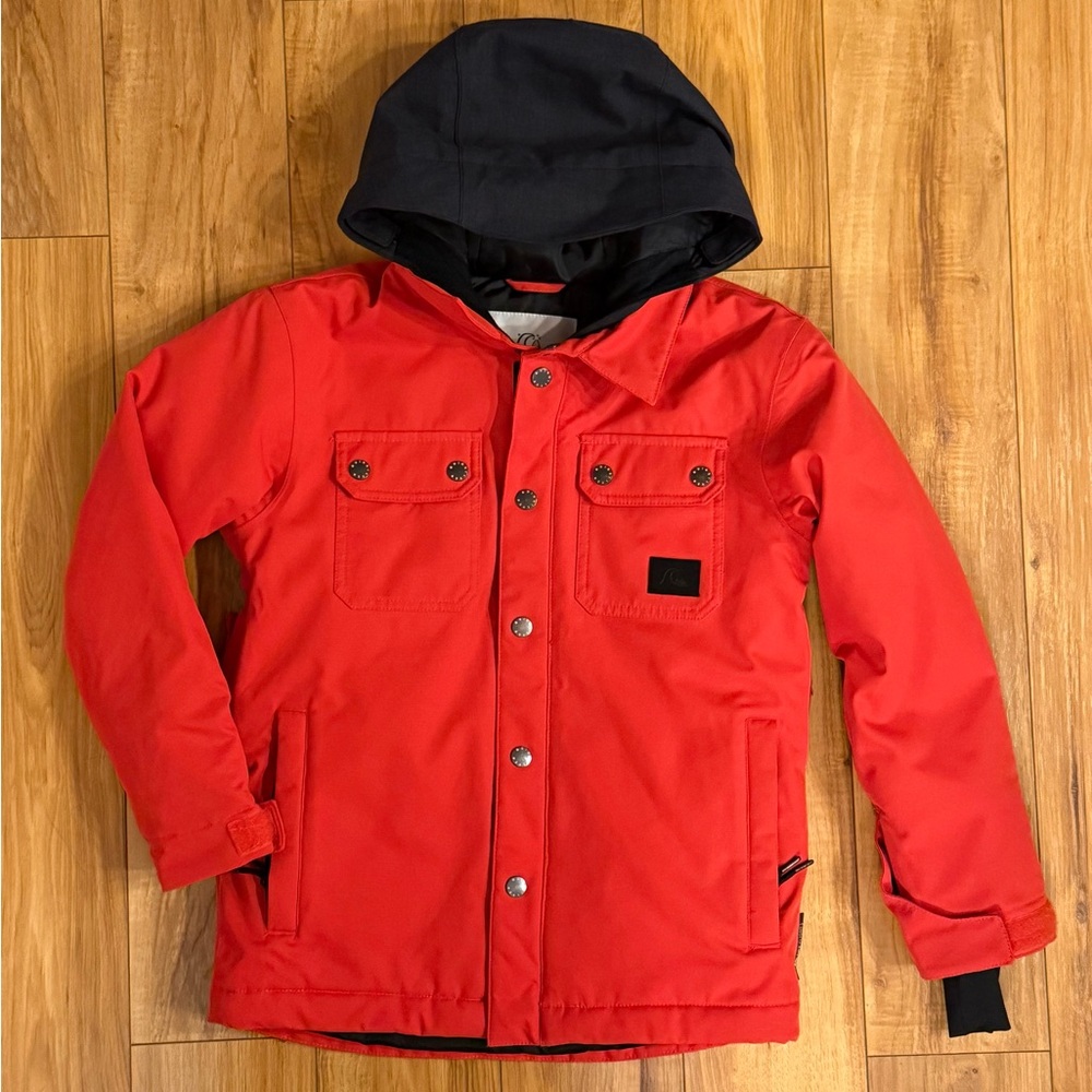 Red Kids Jacket with Hood